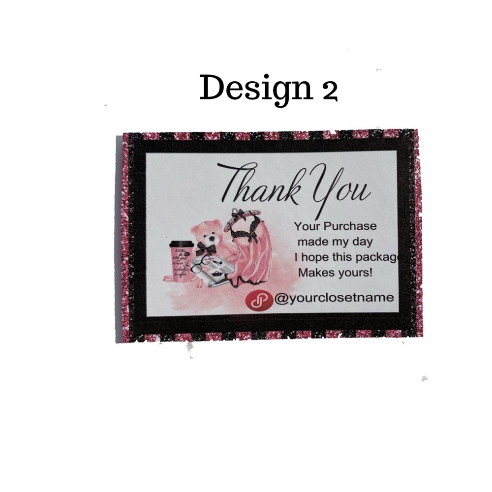 Thank You Cards for Packaging - Picture 6 of 13